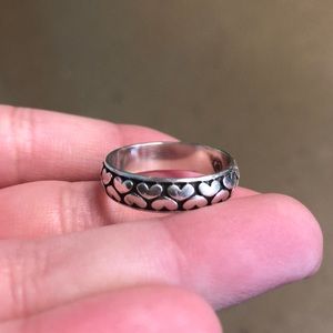 Brighton silver heart ring super cute